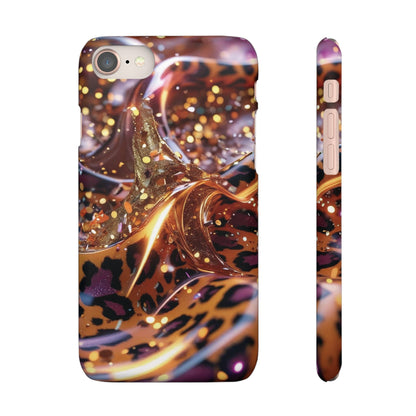 Snap Case Leopard Muster iPhone Handyhülle