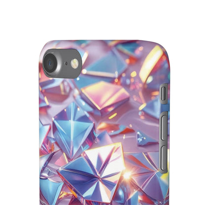 Snap Case iPhone Handyhülle – 3D-Effekt mit Diamant Design
