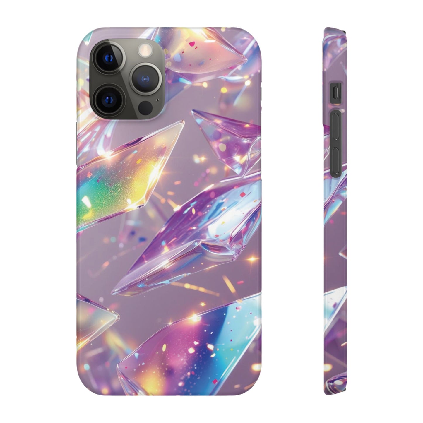 Snap Case iPhone Handyhülle – 3D-Effekt mit Diamant Design