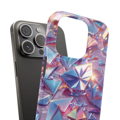 Snap Case iPhone Handyhülle – 3D-Effekt mit Diamant Design