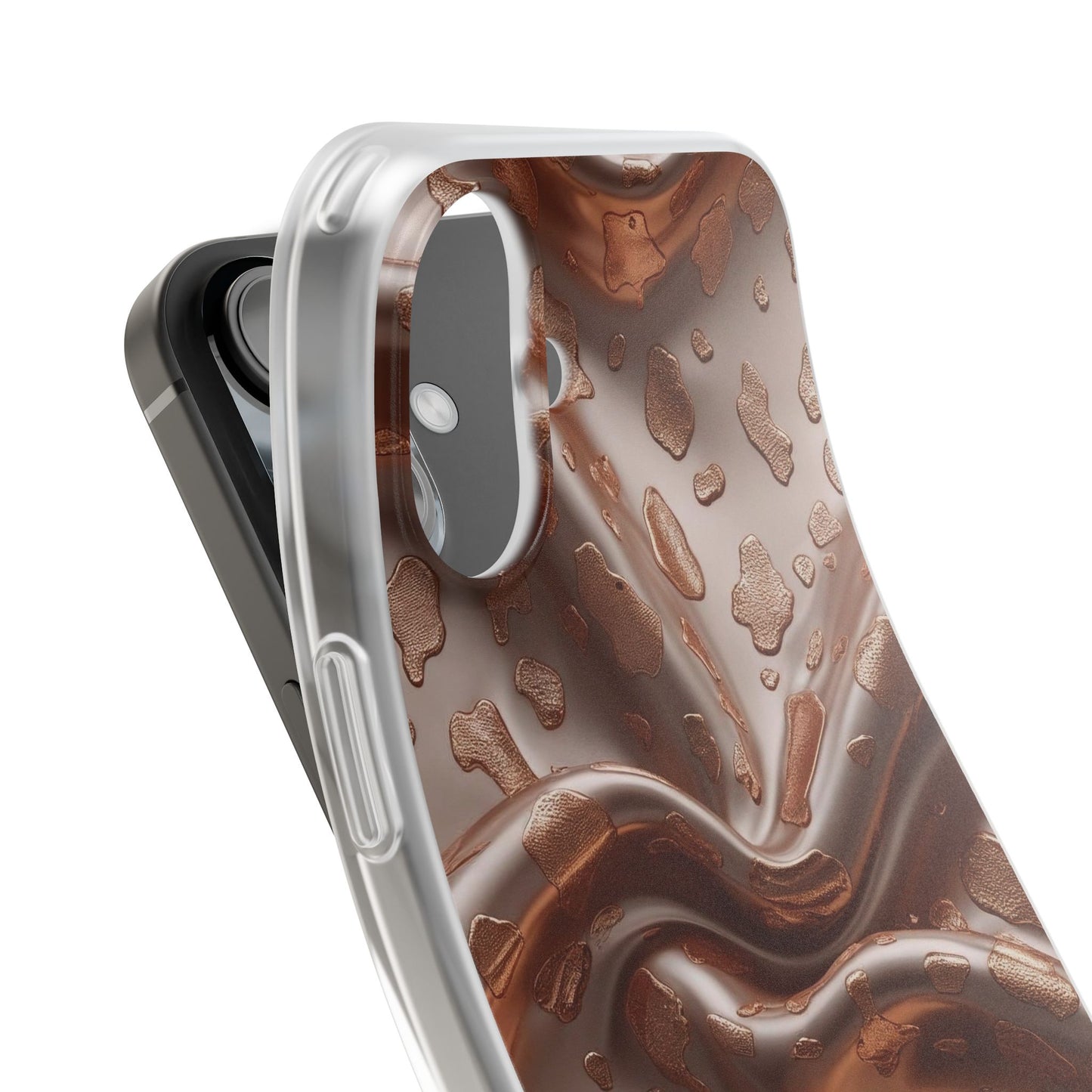 iPhone Flexi Case – Leopardenmuster