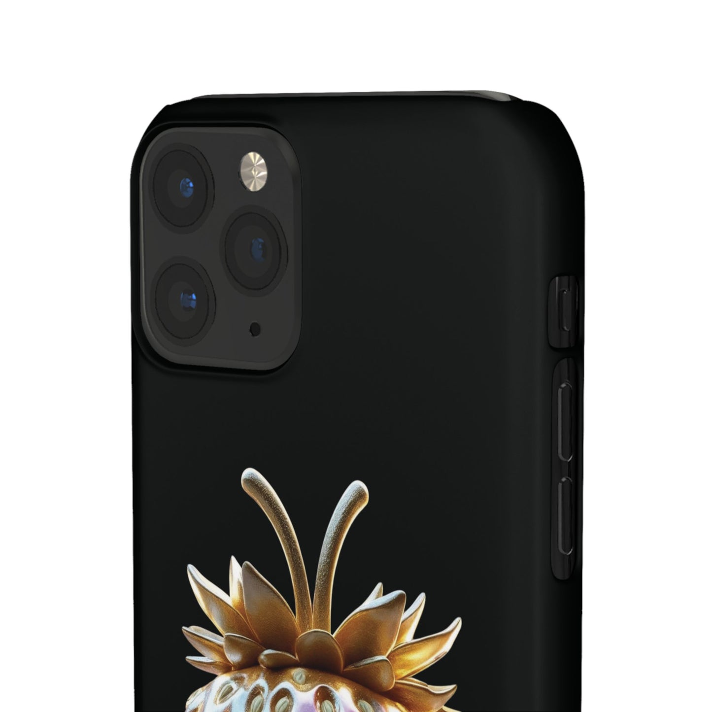 Snap Case iPhone Handyhülle - 3D Effekt Erdbeeren