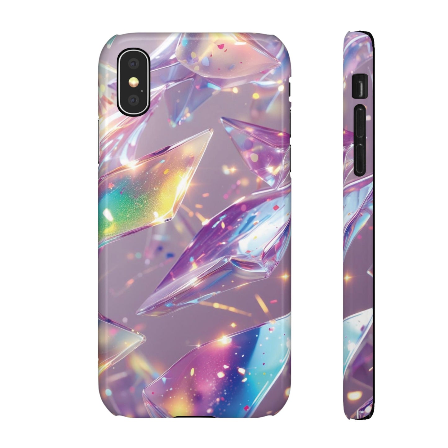 Snap Case iPhone Handyhülle – 3D-Effekt mit Diamant Design