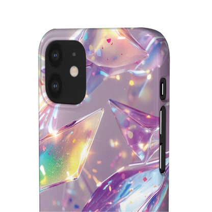 Snap Case iPhone Handyhülle – 3D-Effekt mit Diamant Design