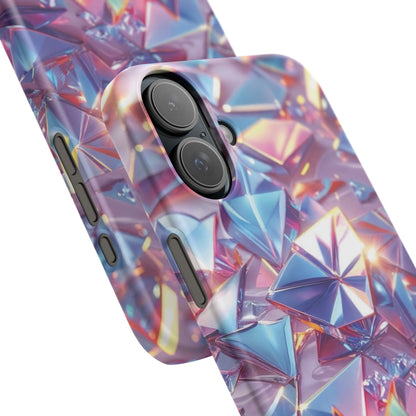 Snap Case iPhone Handyhülle – 3D-Effekt mit Diamant Design