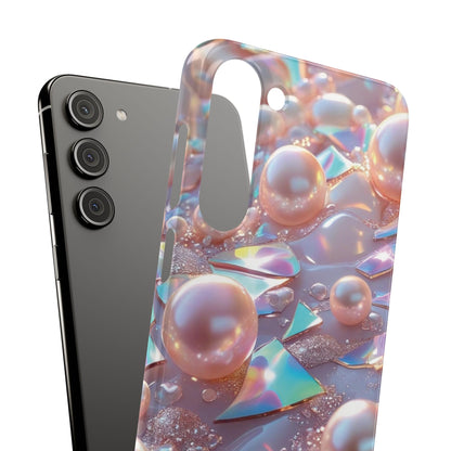 Snap Case Samsung Handyhülle – 3D Perlen Effekt
