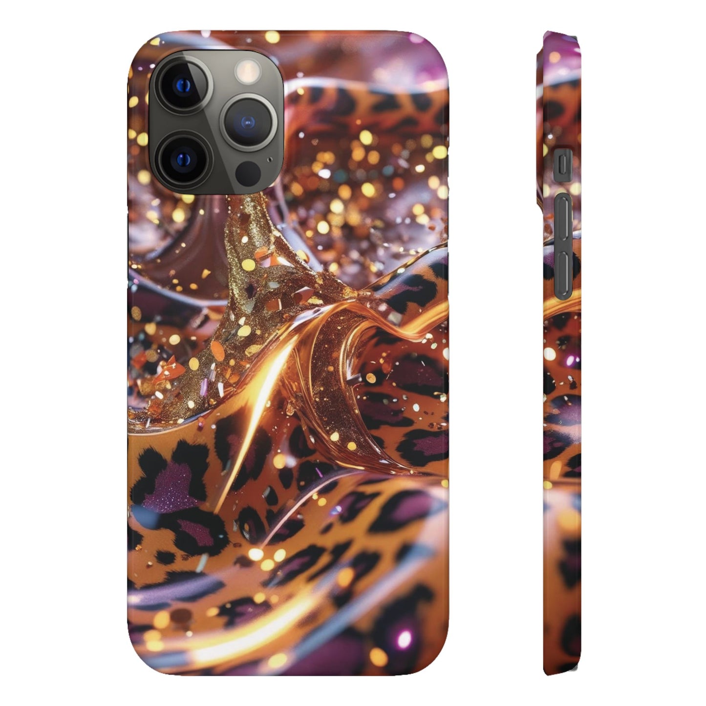 Snap Case Leopard Muster iPhone Handyhülle