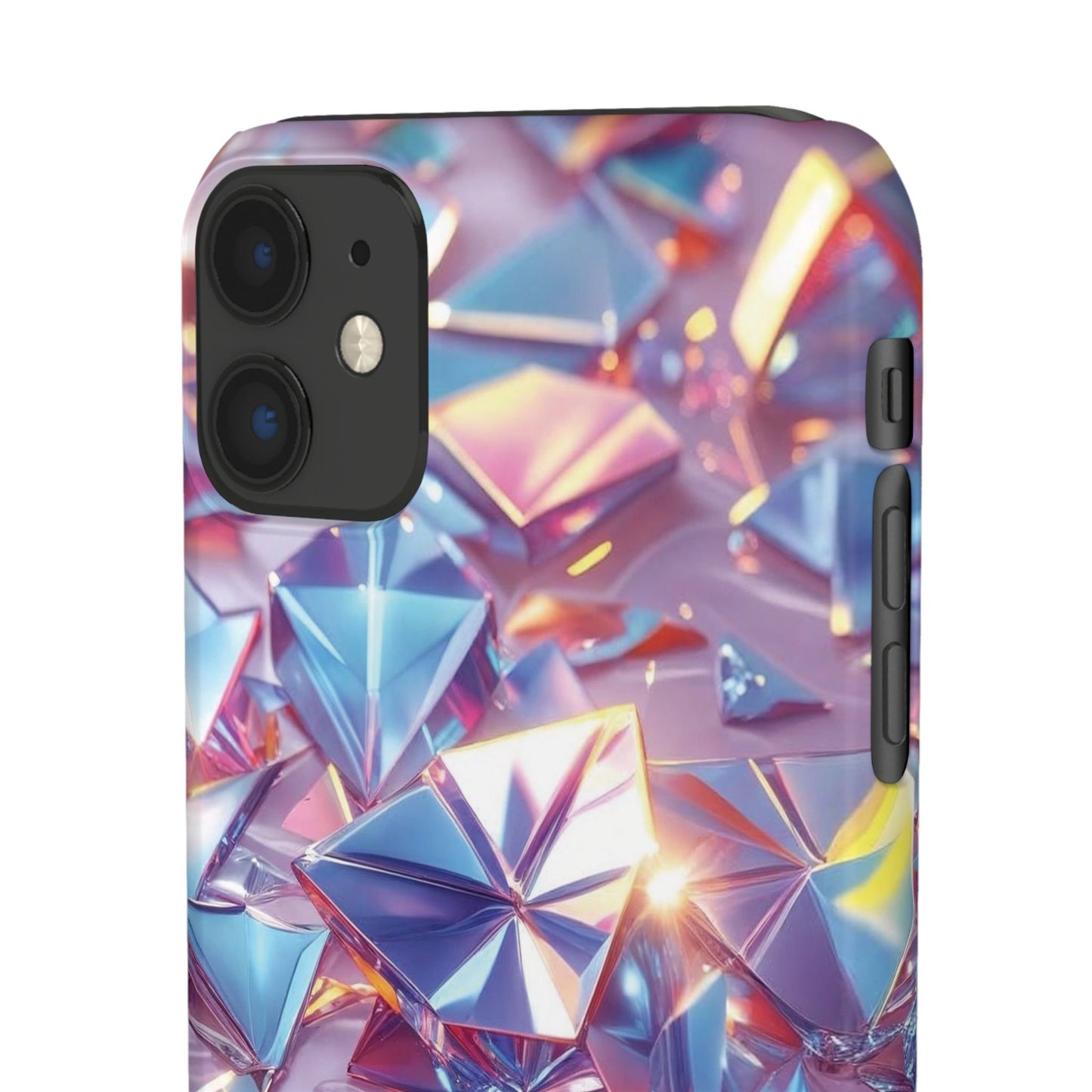 Snap Case iPhone Handyhülle – 3D-Effekt mit Diamant Design