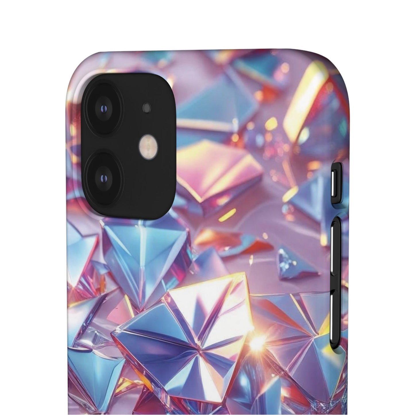 Snap Case iPhone Handyhülle – 3D-Effekt mit Diamant Design