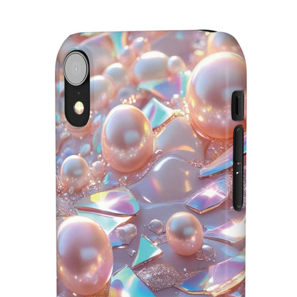 Snap Case iPhone Handyhülle – 3D Perlen Effekt