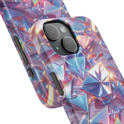 Snap Case iPhone Handyhülle – 3D-Effekt mit Diamant Design