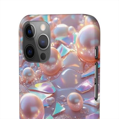 Snap Case iPhone Handyhülle – 3D Perlen Effekt