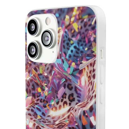 iPhone Flexi Case – Leopardenmuster
