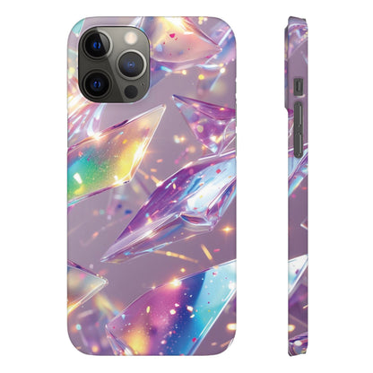 Snap Case iPhone Handyhülle – 3D-Effekt mit Diamant Design