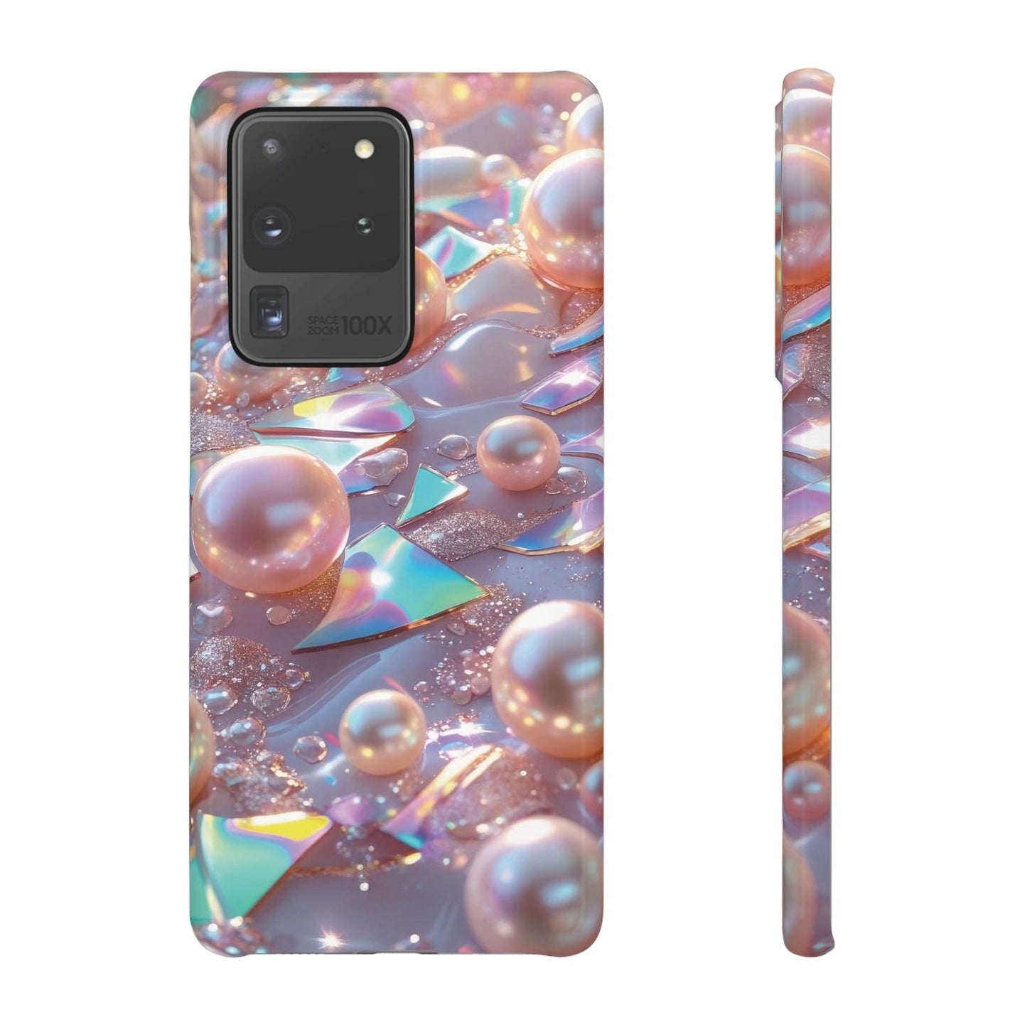 Snap Case Samsung Handyhülle – 3D Perlen Effekt