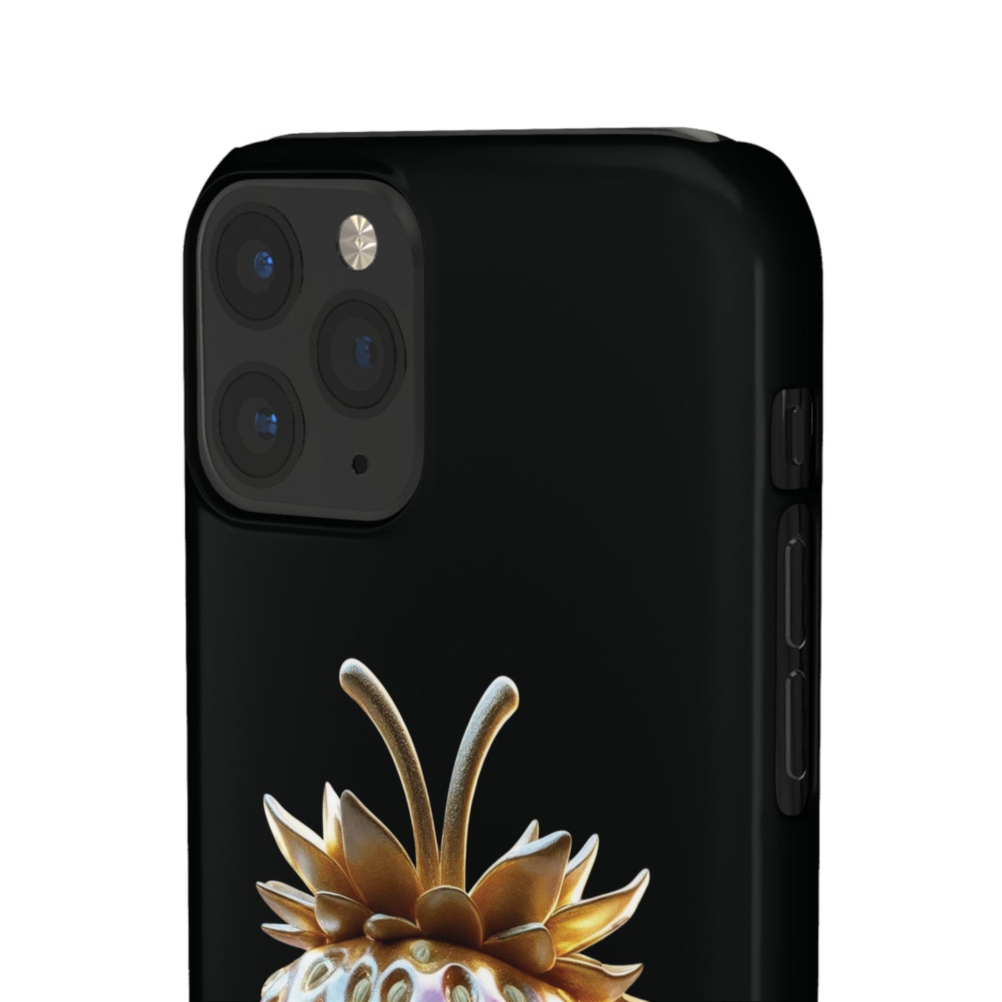 Snap Case iPhone Handyhülle - 3D Effekt Erdbeeren