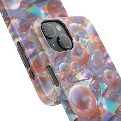 Snap Case iPhone Handyhülle – 3D Perlen Effekt