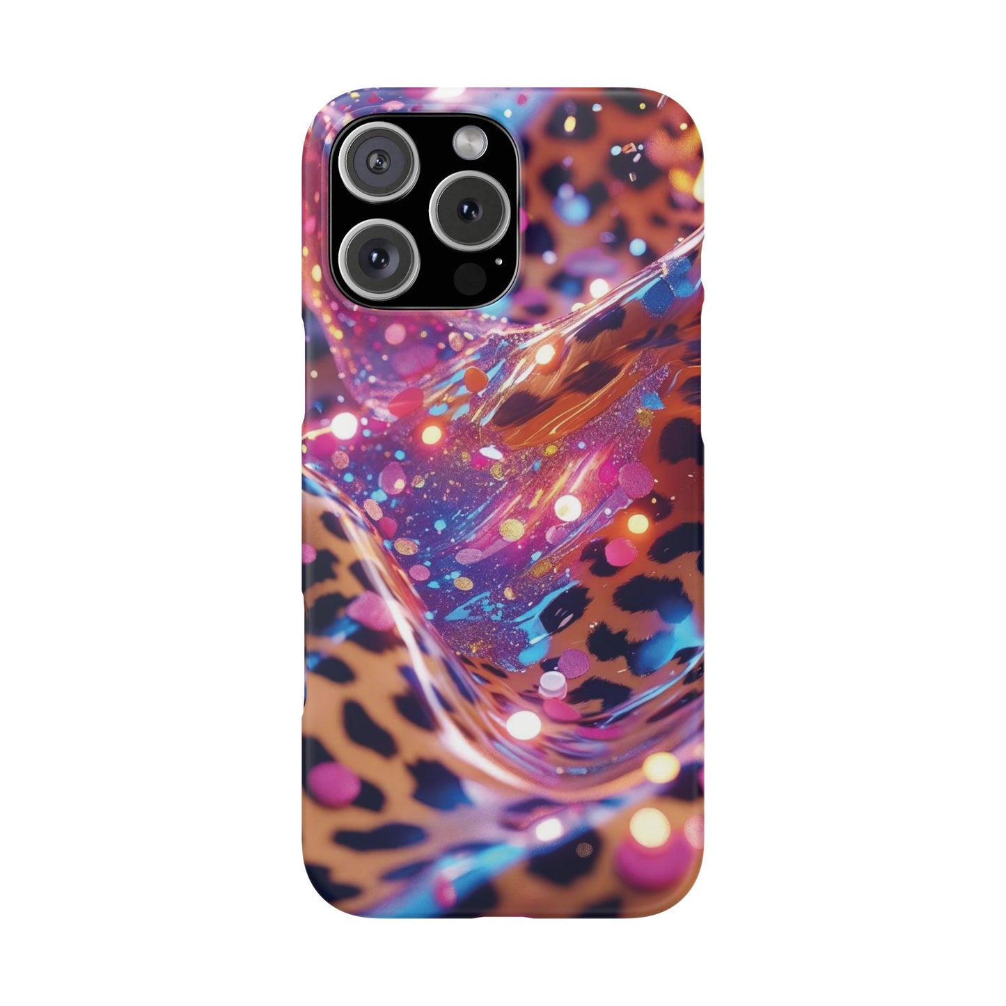 Snap Case Leopard Muster iPhone Handyhülle
