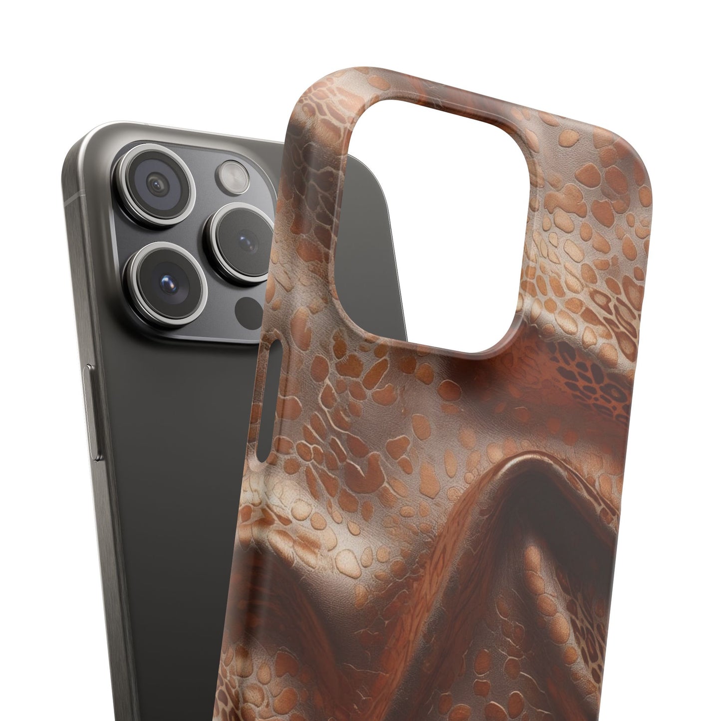 Snap Case Leopard Muster iPhone Handyhülle – Luxus trifft Design