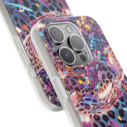 iPhone Flexi Case – Leopardenmuster