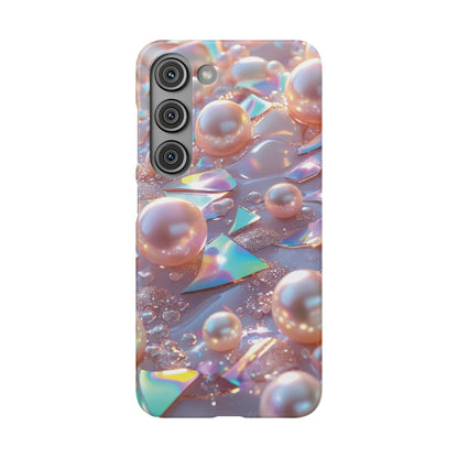 Snap Case Samsung Handyhülle – 3D Perlen Effekt