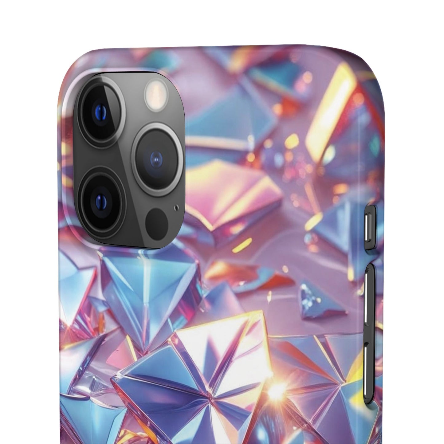 Snap Case iPhone Handyhülle – 3D-Effekt mit Diamant Design