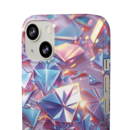 Snap Case iPhone Handyhülle – 3D-Effekt mit Diamant Design