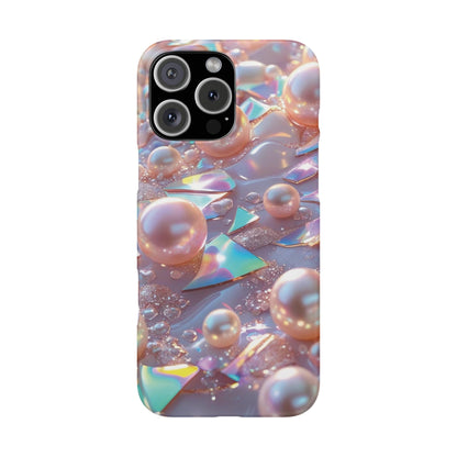 Snap Case iPhone Handyhülle – 3D Perlen Effekt