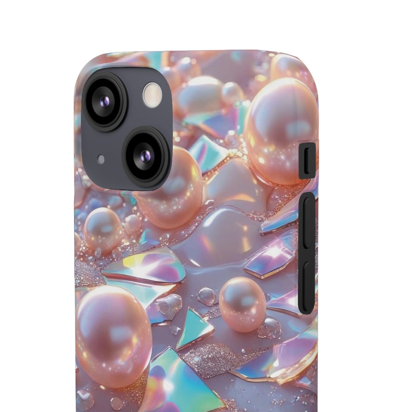 Snap Case iPhone Handyhülle – 3D Perlen Effekt