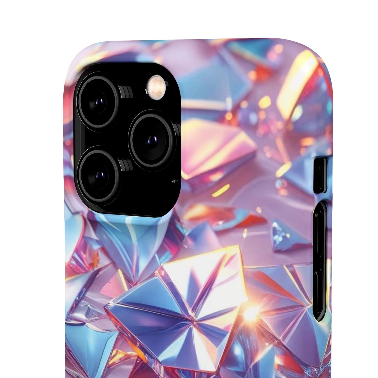 Snap Case iPhone Handyhülle – 3D-Effekt mit Diamant Design