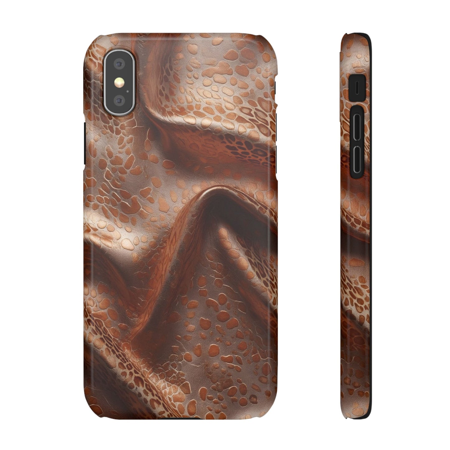 Snap Case Leopard Muster iPhone Handyhülle – Luxus trifft Design