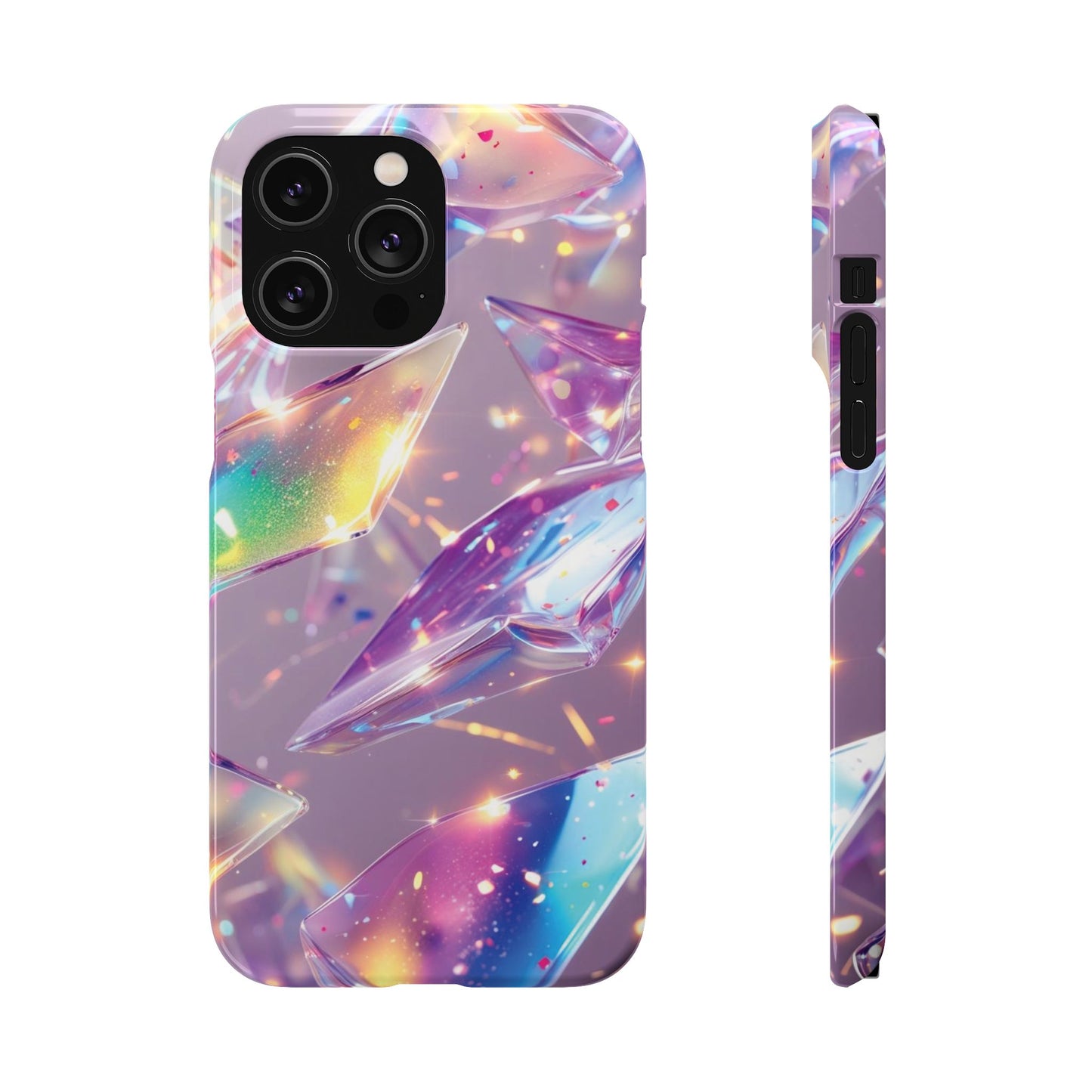 Snap Case iPhone Handyhülle – 3D-Effekt mit Diamant Design