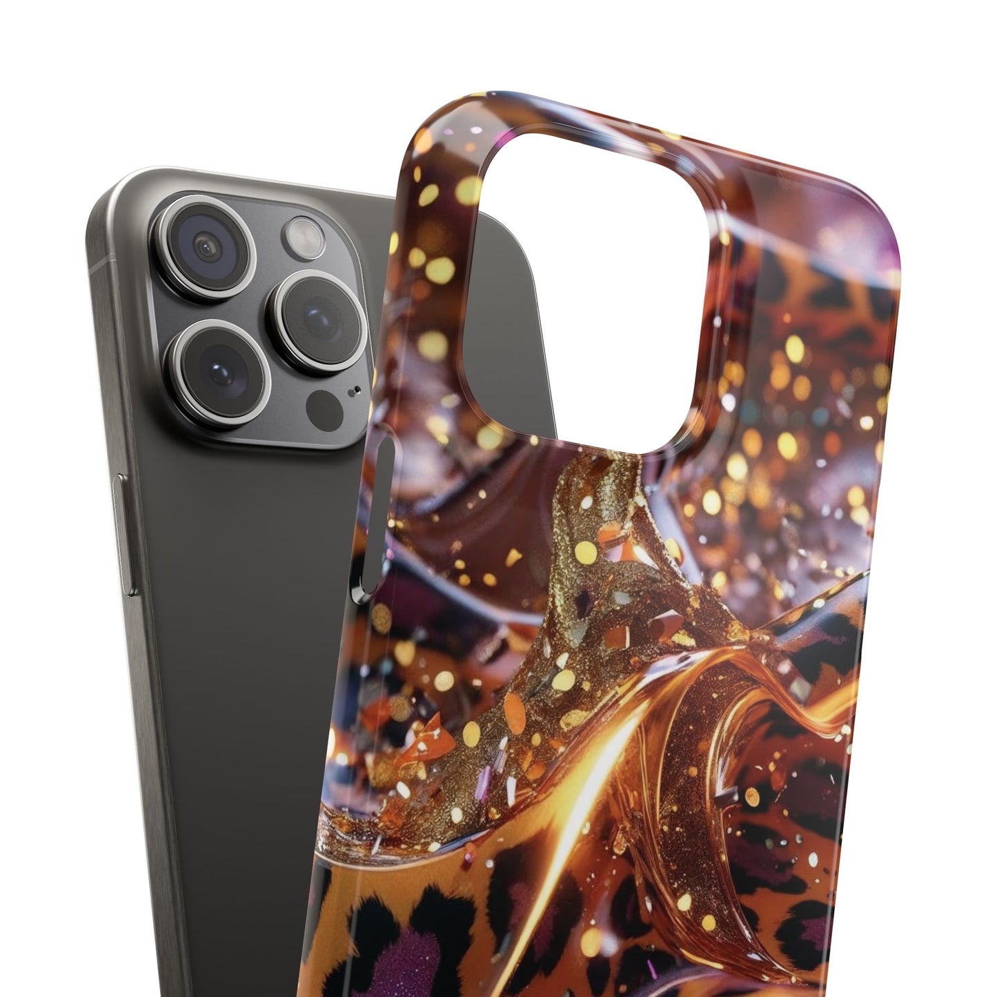 Snap Case Leopard Muster iPhone Handyhülle