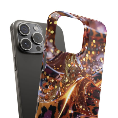 Snap Case Leopard Muster iPhone Handyhülle
