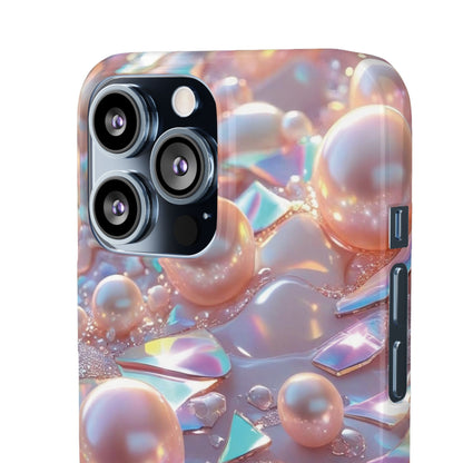 Snap Case iPhone Handyhülle – 3D Perlen Effekt