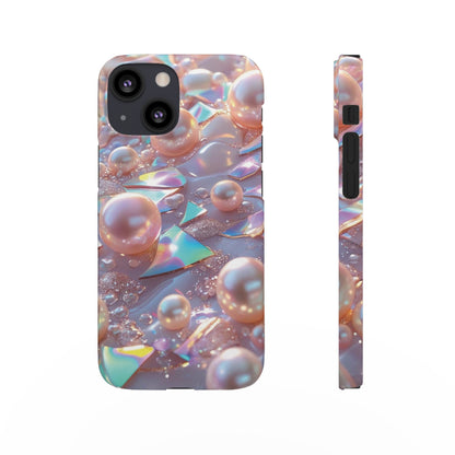 Snap Case iPhone Handyhülle – 3D Perlen Effekt