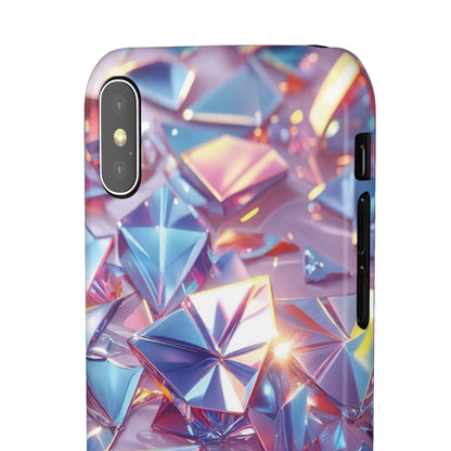 Snap Case iPhone Handyhülle – 3D-Effekt mit Diamant Design