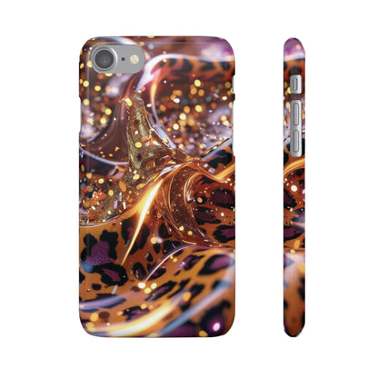 Snap Case Leopard Muster iPhone Handyhülle