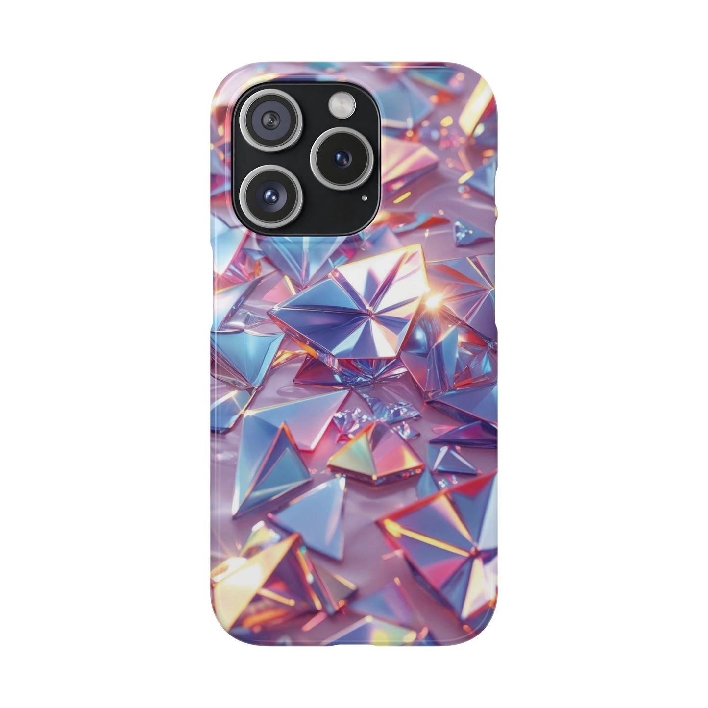 Snap Case iPhone Handyhülle – 3D-Effekt mit Diamant Design
