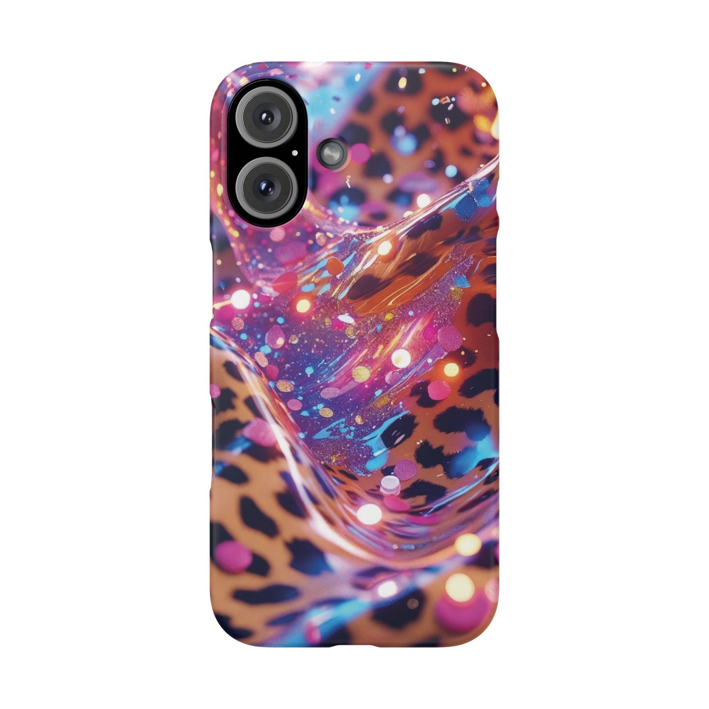 Snap Case Leopard Muster iPhone Handyhülle