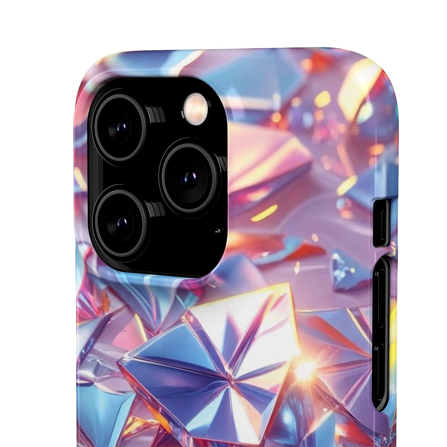 Snap Case iPhone Handyhülle – 3D-Effekt mit Diamant Design