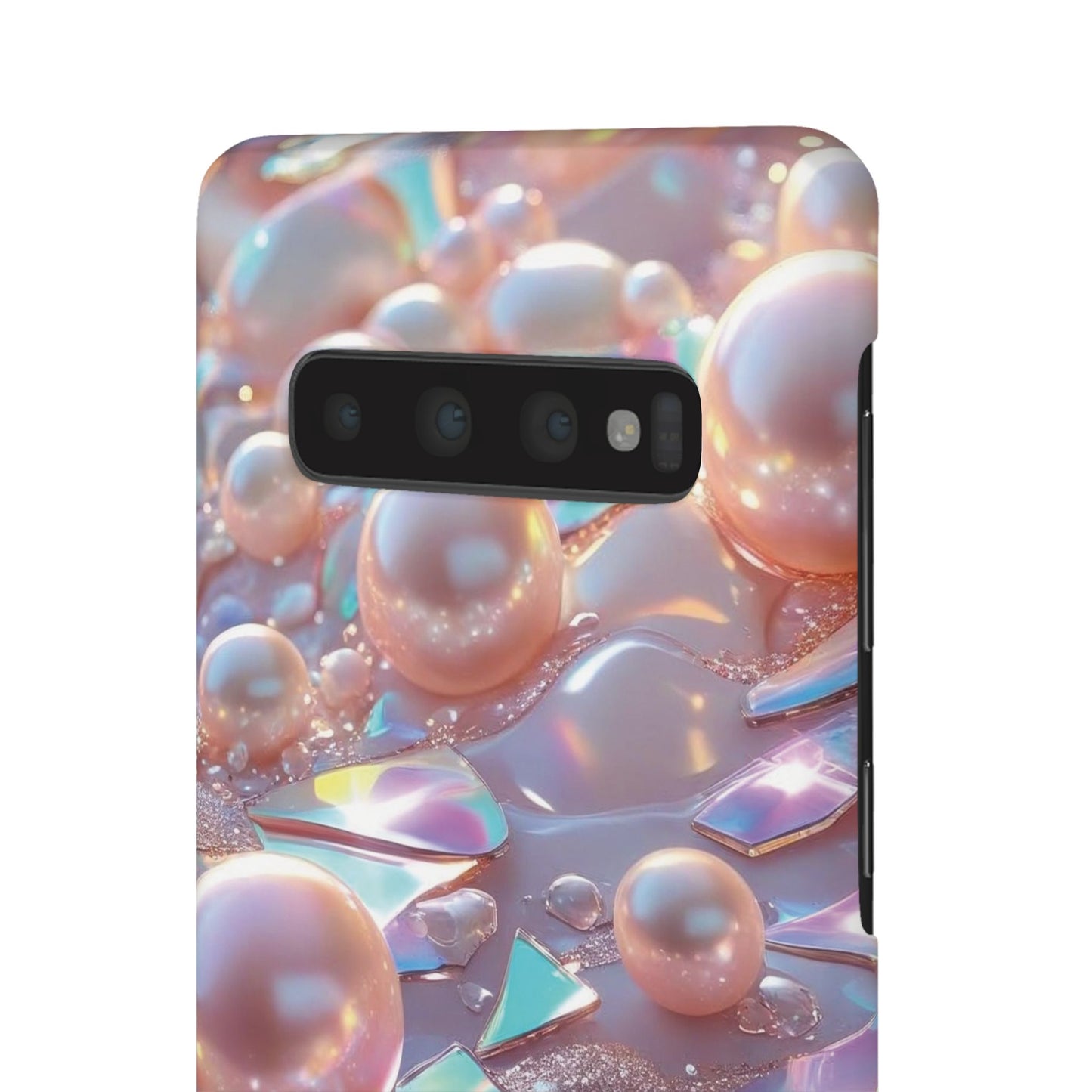 Snap Case Samsung Handyhülle – 3D Perlen Effekt