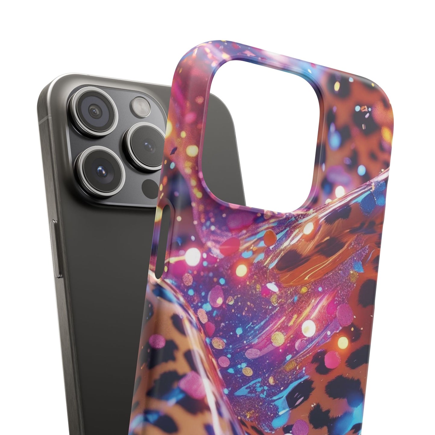 Snap Case Leopard Muster iPhone Handyhülle