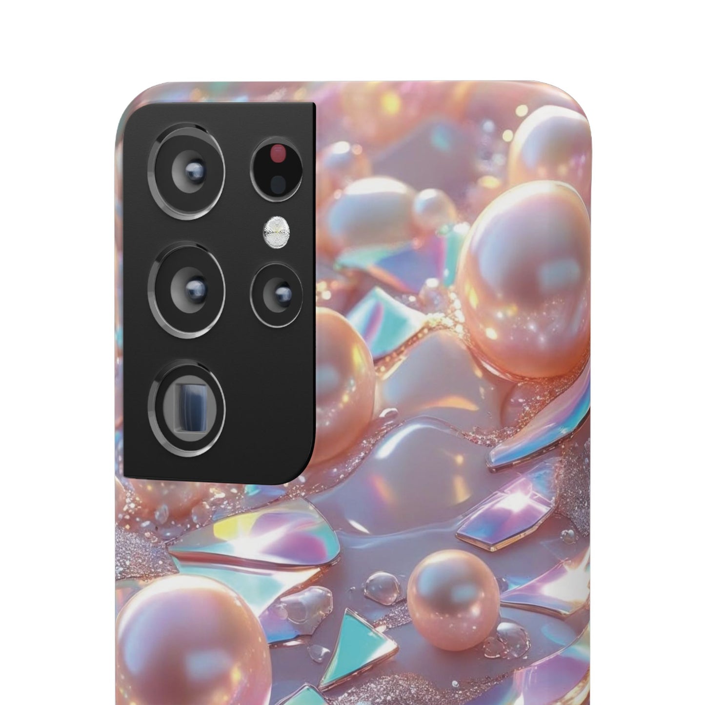 Snap Case Samsung Handyhülle – 3D Perlen Effekt