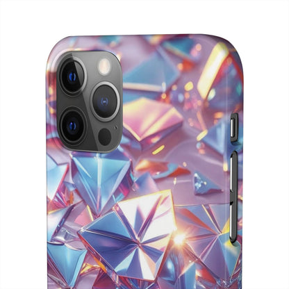 Snap Case iPhone Handyhülle – 3D-Effekt mit Diamant Design