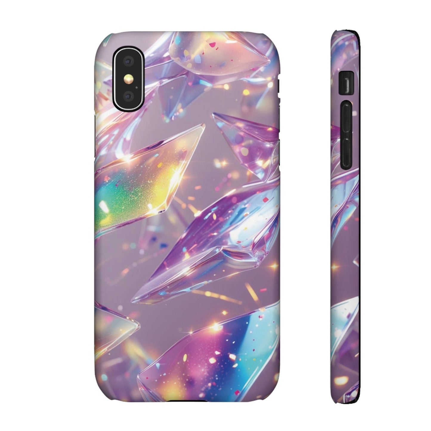 Snap Case iPhone Handyhülle – 3D-Effekt mit Diamant Design