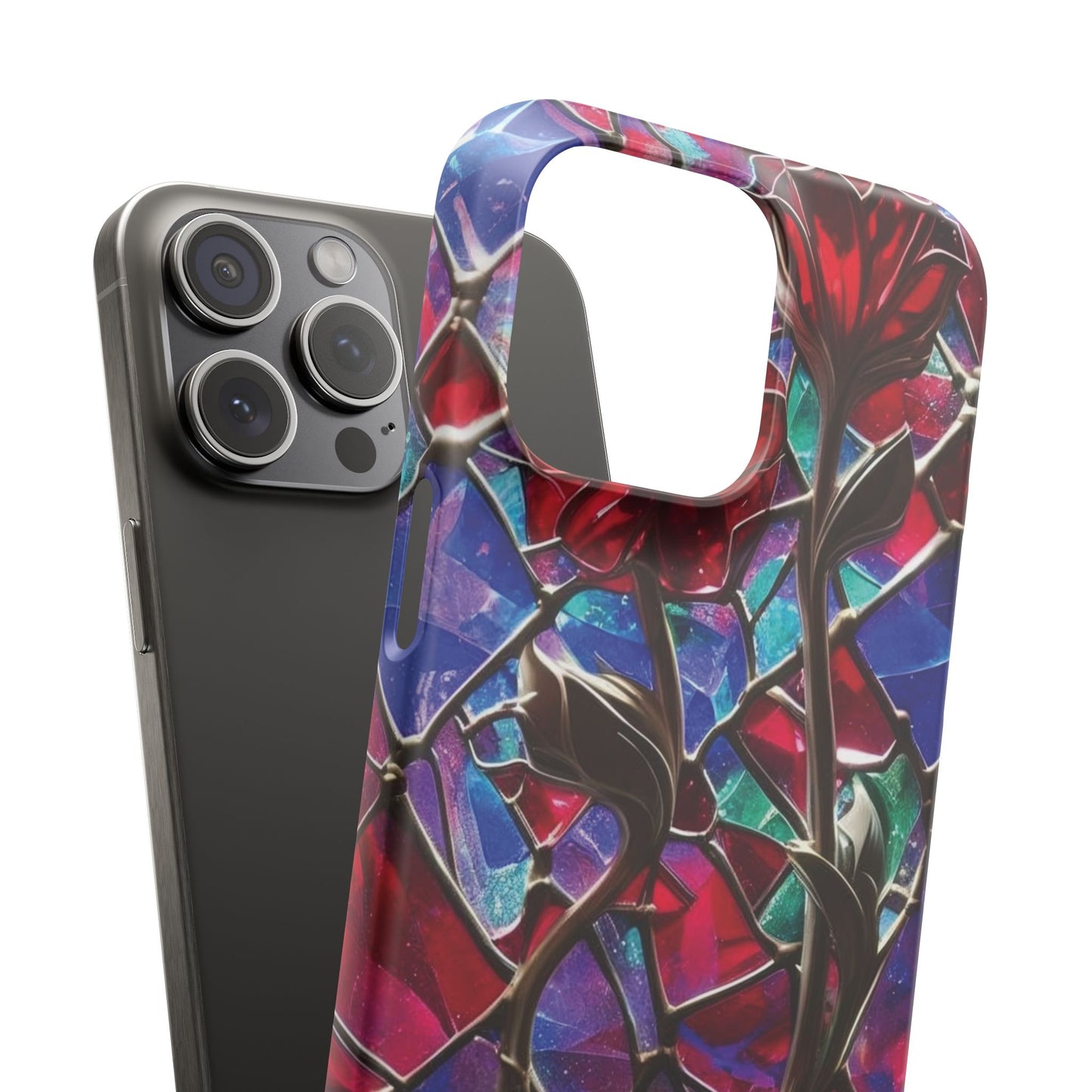 iPhone Snap Case – Glasmosaik 3D Optik Design