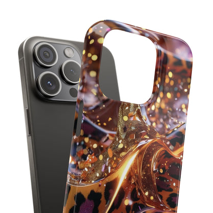 Snap Case Leopard Muster iPhone Handyhülle