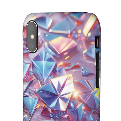 Snap Case iPhone Handyhülle – 3D-Effekt mit Diamant Design