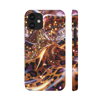 Snap Case Leopard Muster iPhone Handyhülle